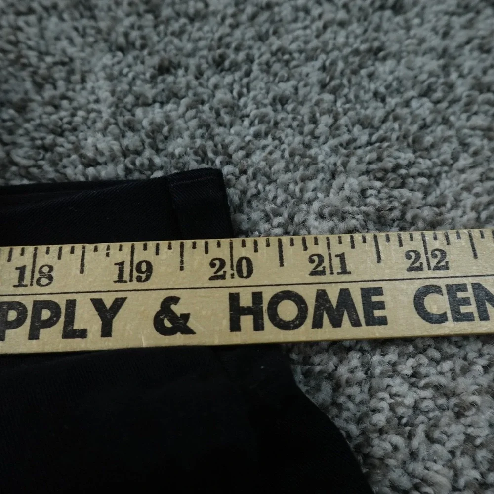 Brooks Brothers Pants Mens 40X32 Black Hudson Chino Trouser Flat Front Straight